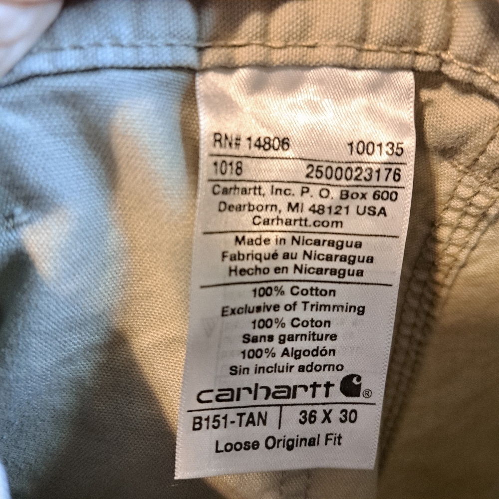 Carhartt Loose Original Fit Cargo Utility Pants - Picture 3 of 5